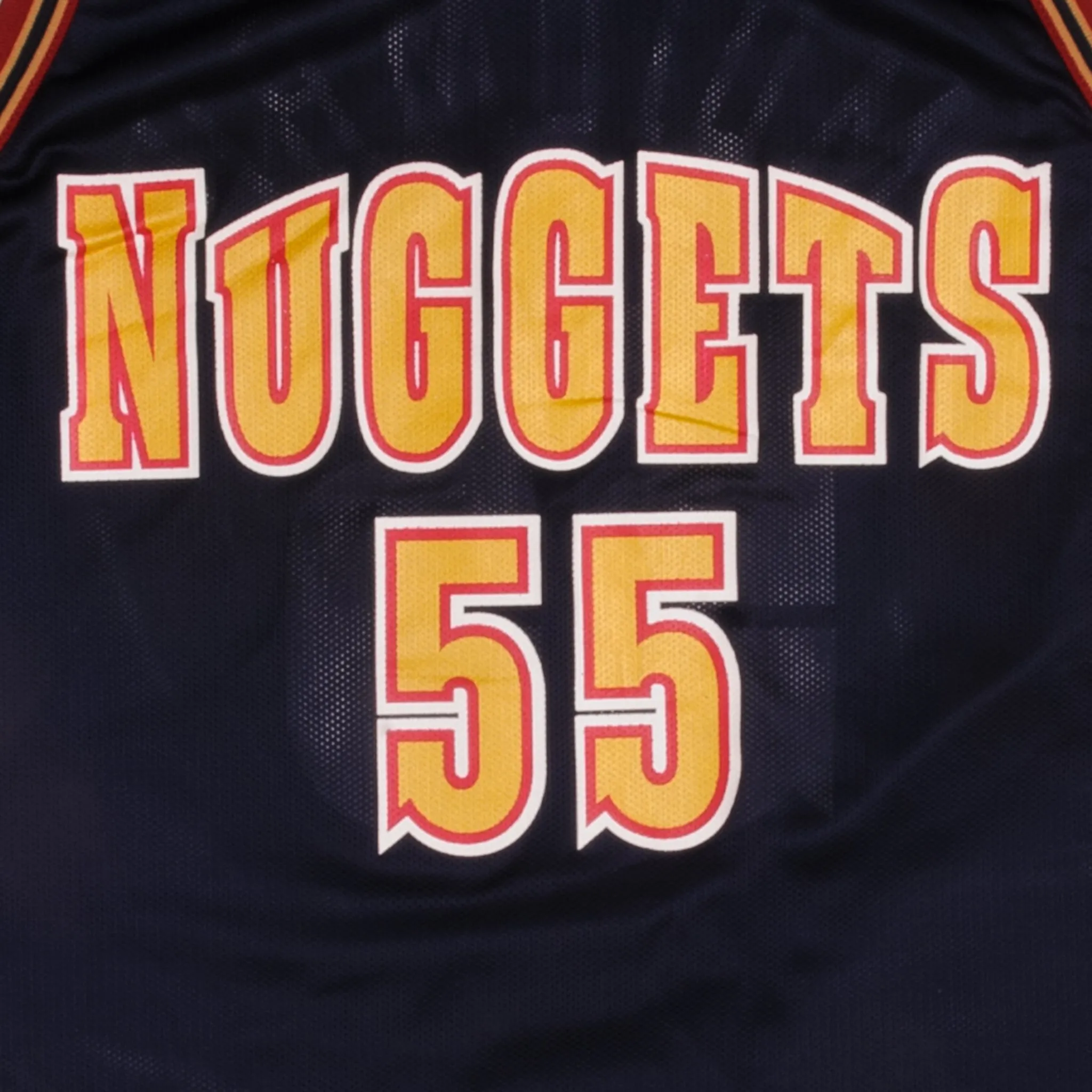 DEADSTOCK VINTAGE CHAMPION NBA NUGGETS 55 MUTOMBO 90s SIZE 2XL MADE IN USA