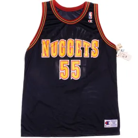 DEADSTOCK VINTAGE CHAMPION NBA NUGGETS 55 MUTOMBO 90s SIZE 2XL MADE IN USA