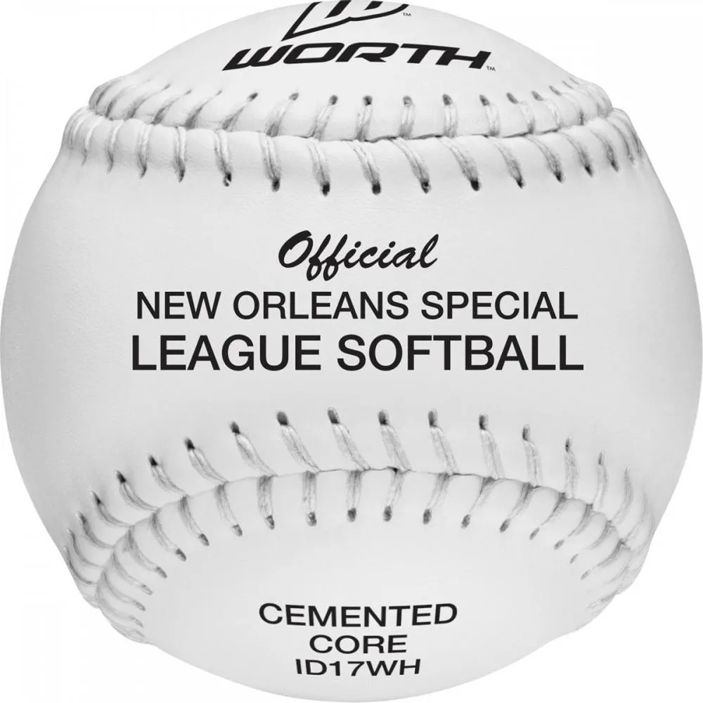 DeBeer Official New Orleans 17 Inch Softball