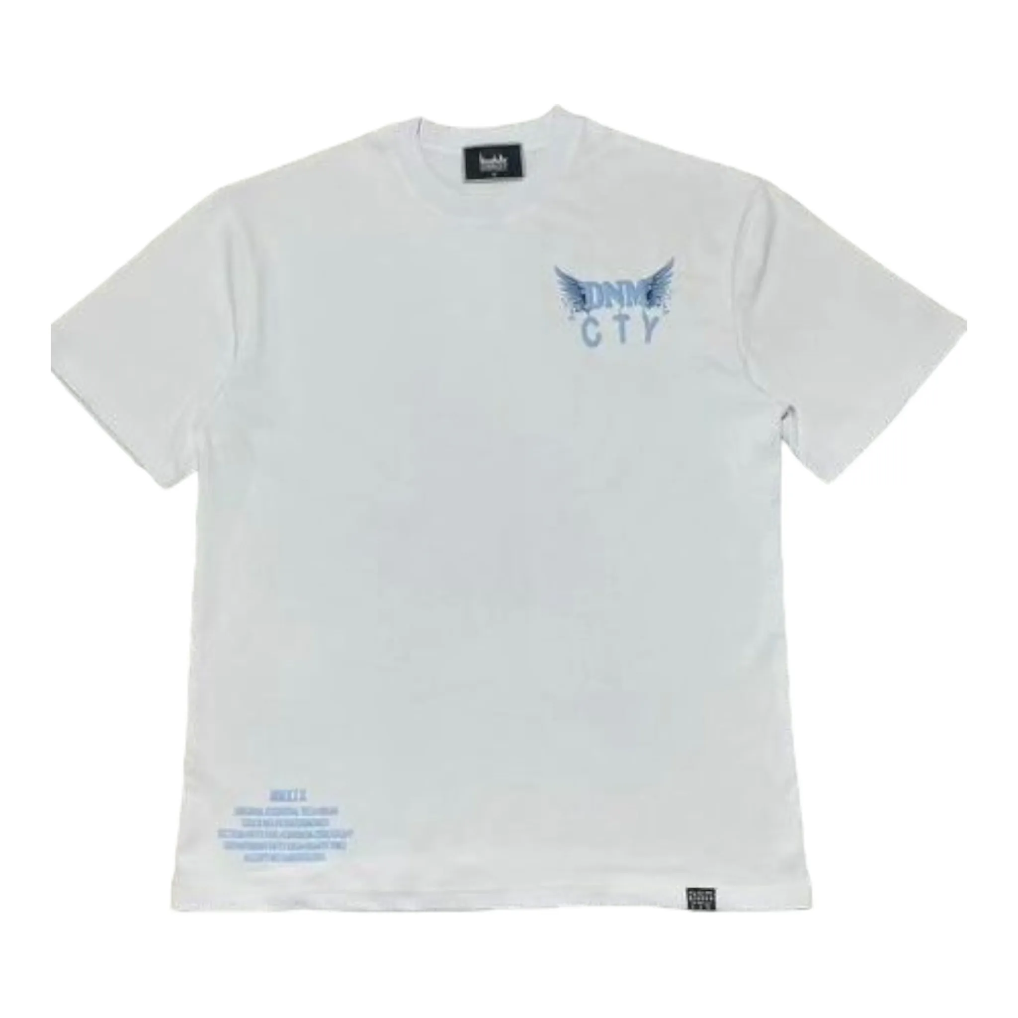 DENIMiCITY: Prayers Up High Puff Print SS Tee DNM-2403