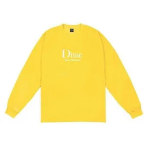 Dime Sous-Vetements Long Sleeve Tee Yellow