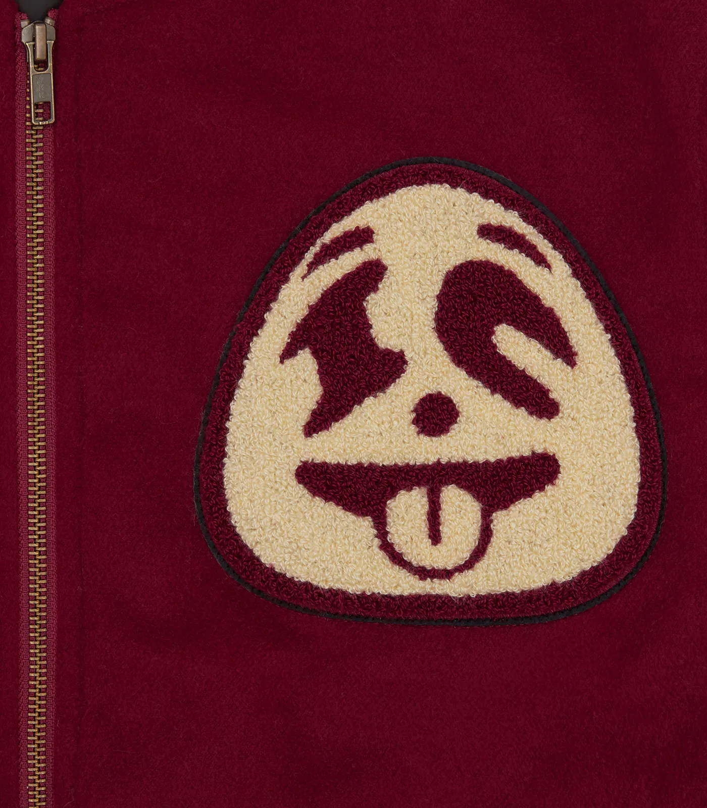 DINER TEAM VARSITY JACKET - BURGUNDY