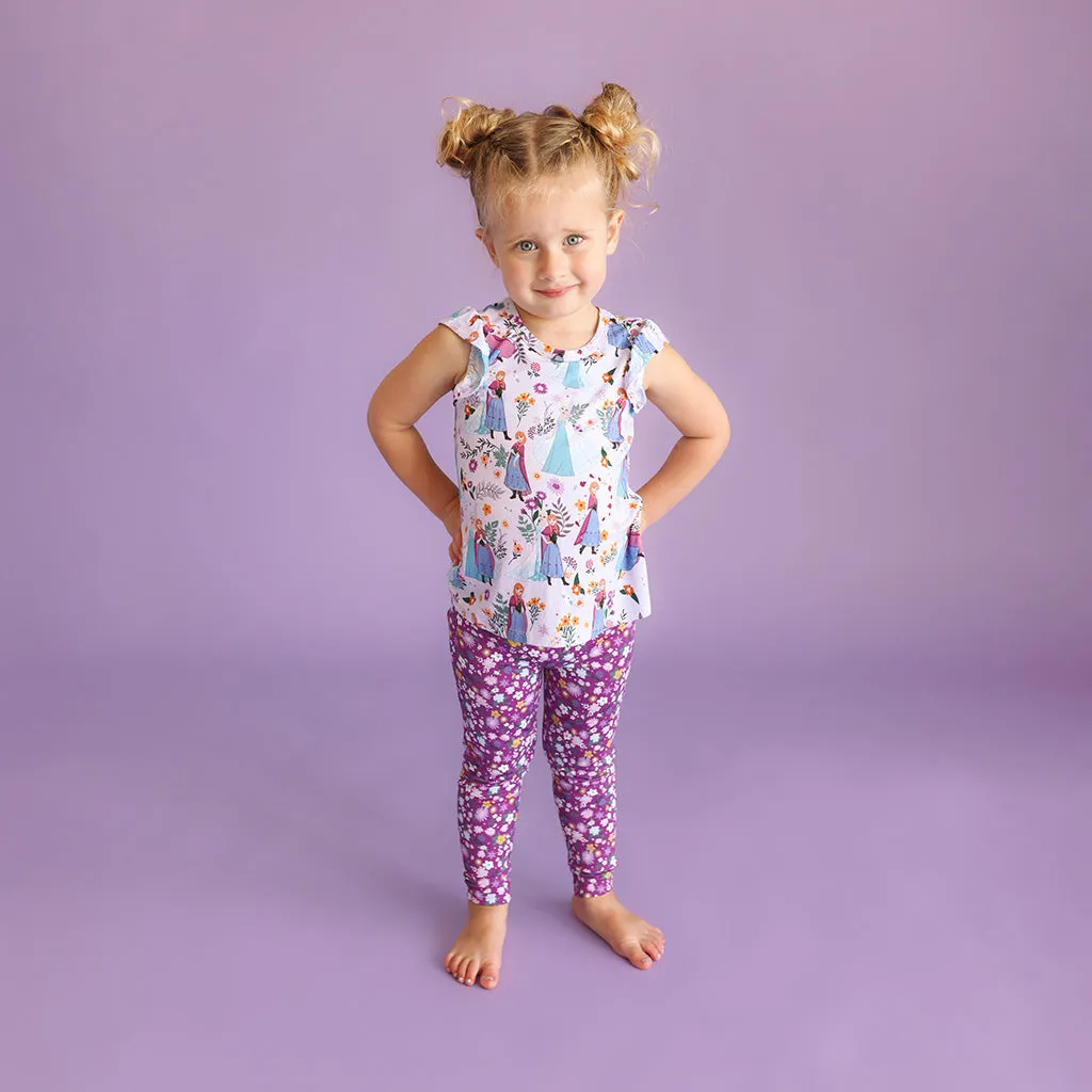 Disney Frozen Sisters Floral Leggings