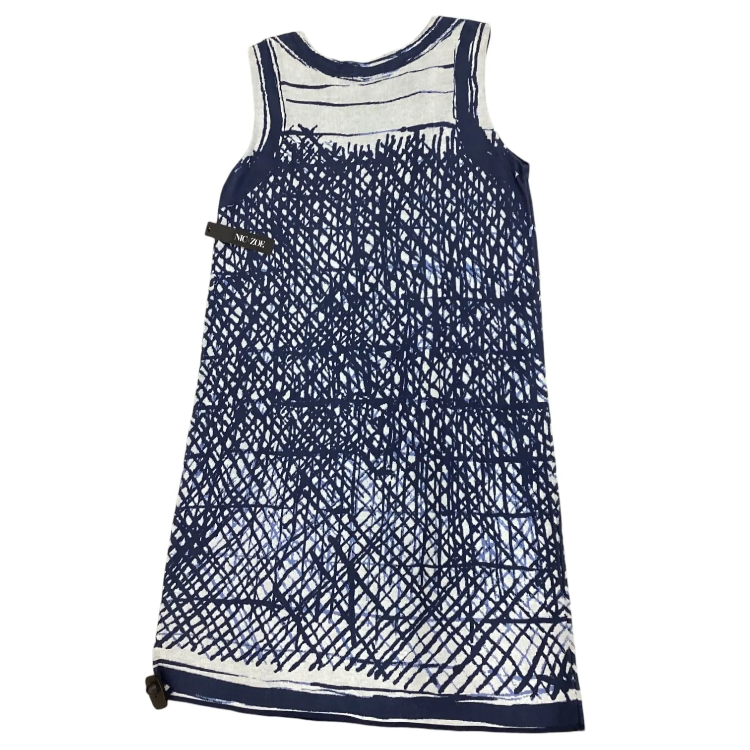 Dress Casual Short By Nic   Zoe In Blue, Size: M