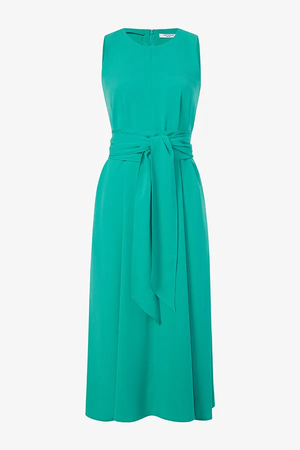 Fatima Dress - Eco Medium Crepe :: Tropical Green