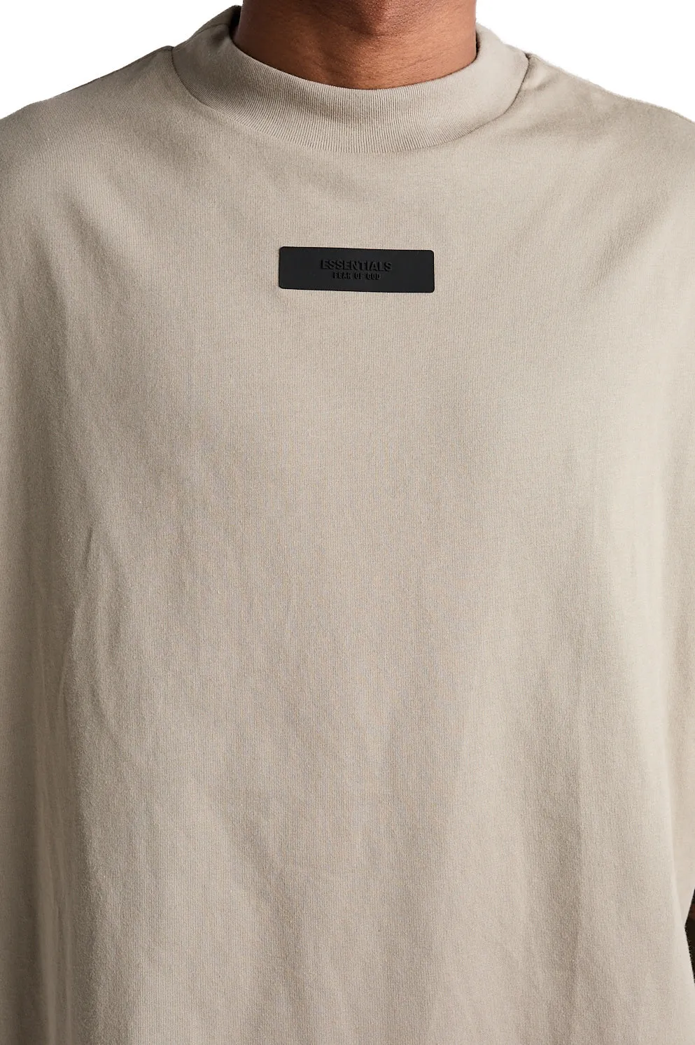 Fear of God Essentials Crewneck Tee 'Dark Heather Oatmeal'