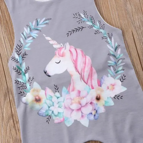 Floral Unicorn Onesie