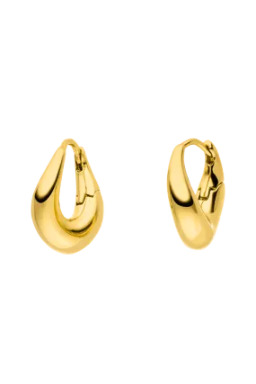 Fluent Hoops 14K Gold Plated