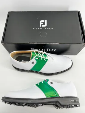 Footjoy Myjoys Premiere Series Packard Golf Shoes White Green 9 Narrow