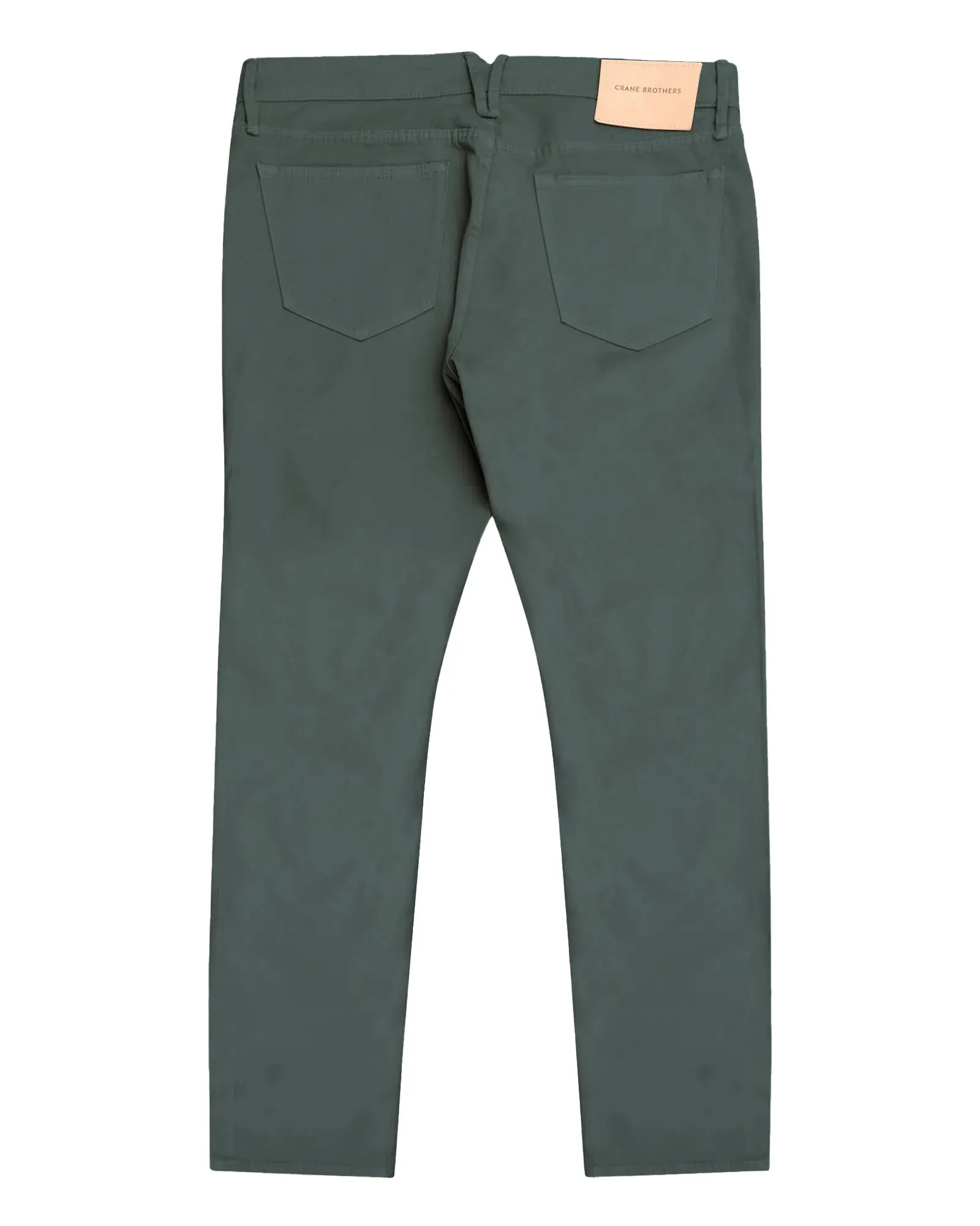 Forest Green Broken Twill Five Pocket Pant