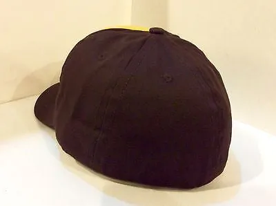 Fourstar Clothing Fitted Cap (Soft Top) Brown Size Medium Made in USA.