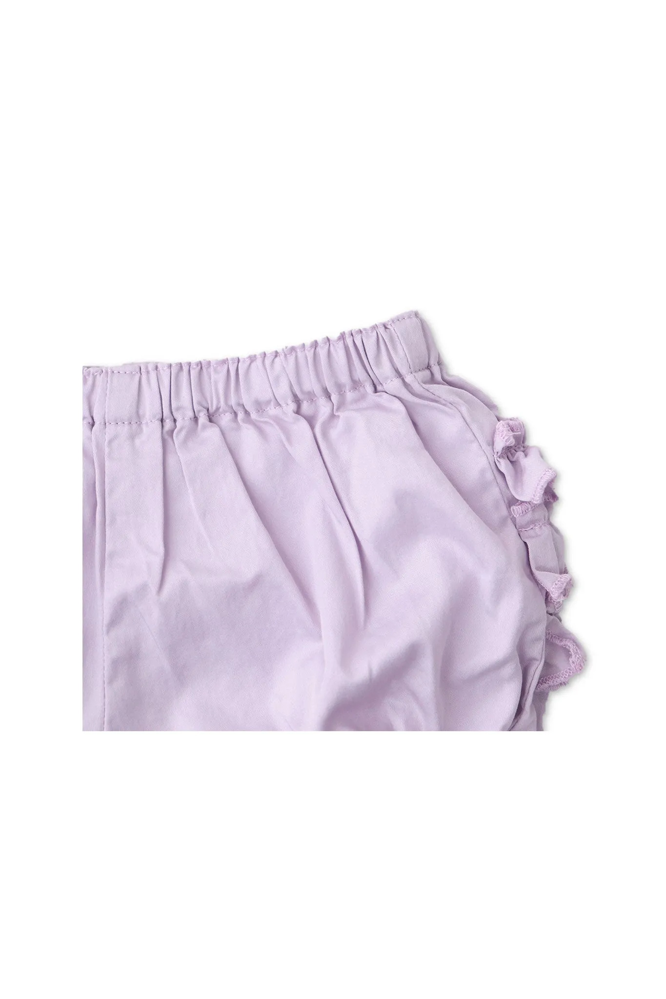 Gingersnaps Plain Woven Bloomers with Ruffles