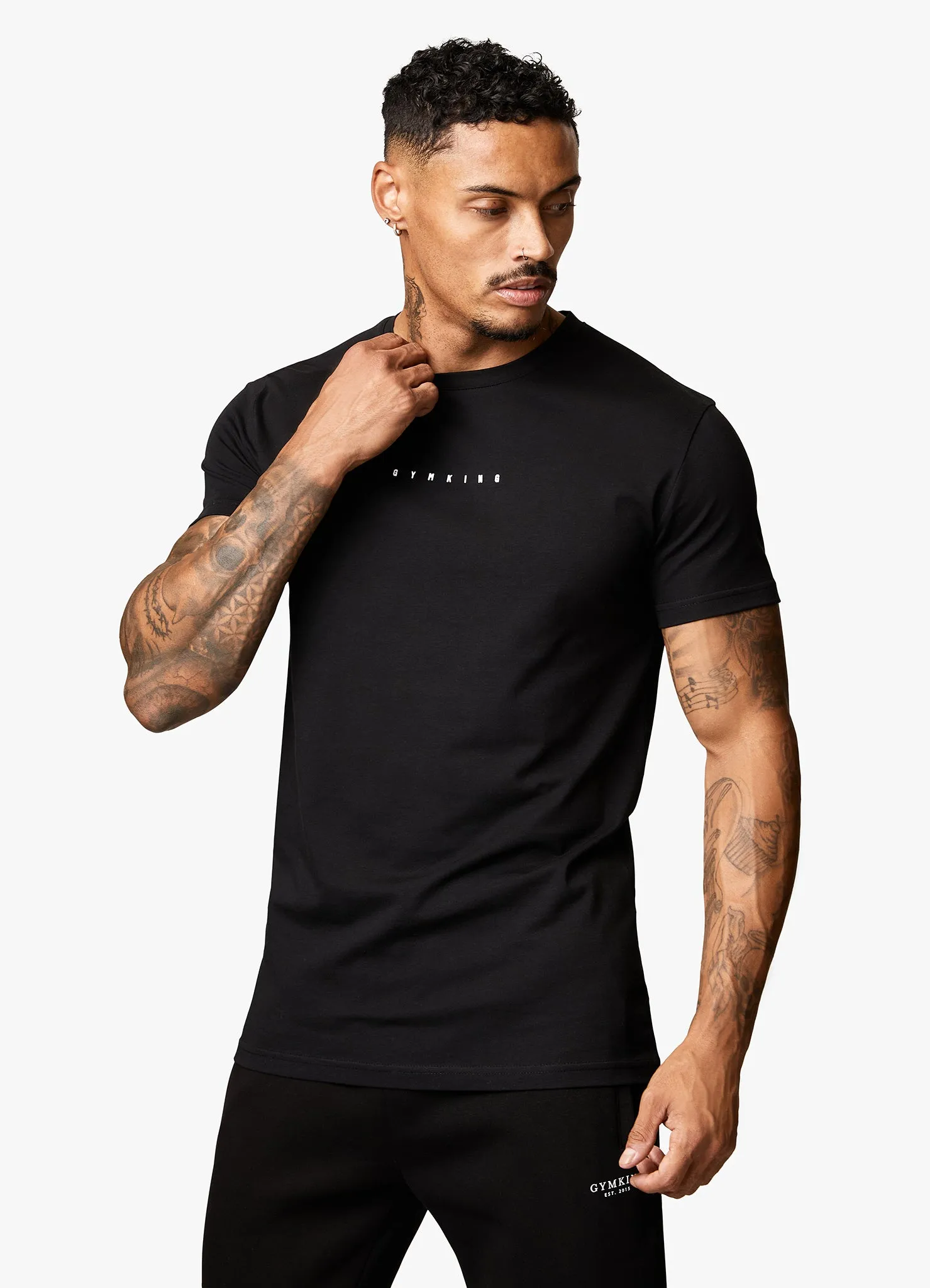 Gym King Relentless Tee - Black