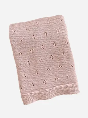 Heirloom Pique Blanket - Blush