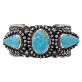 High-Grade Kingman Turquoise Cuff | Happy Piasso