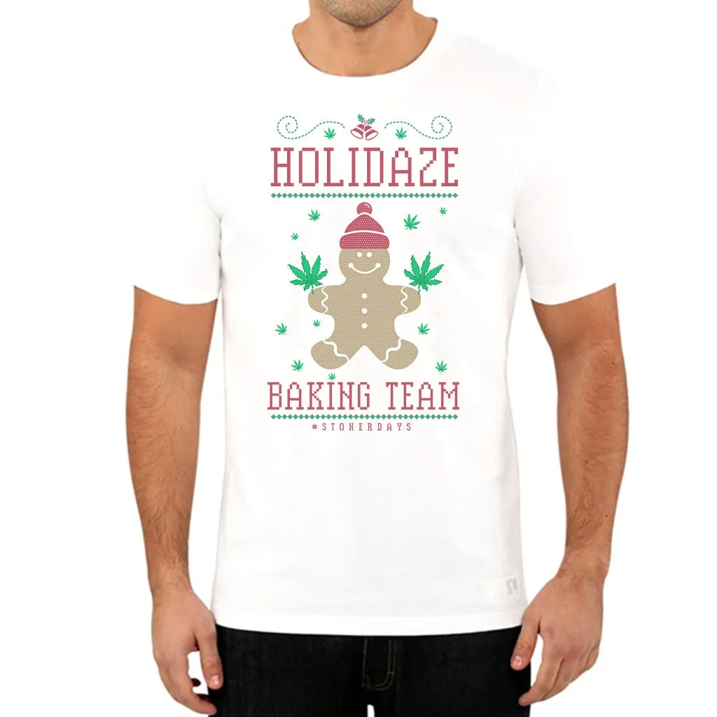 Holidaze Baking Team White Tee