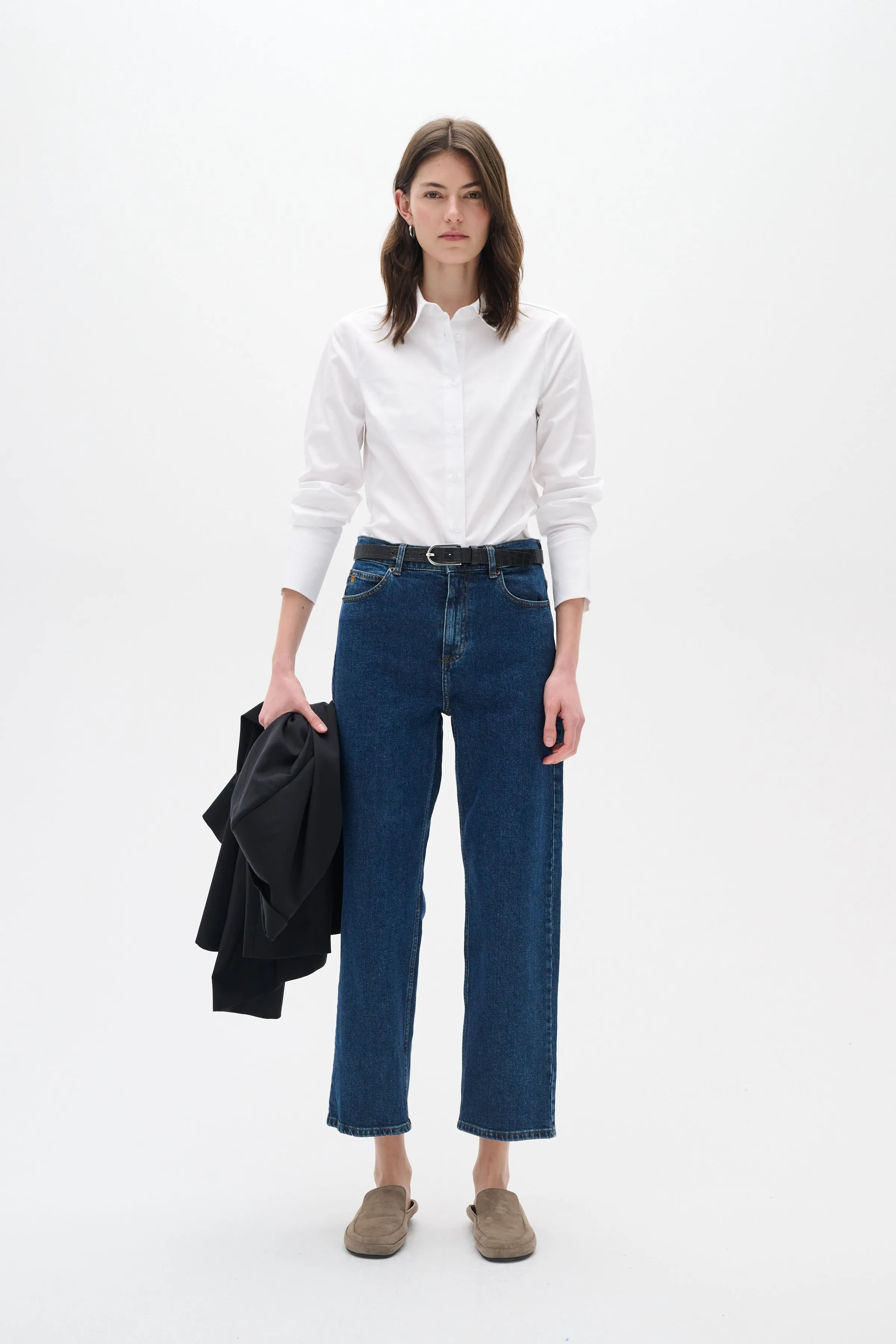 Inwear Cally Plain White Shirt