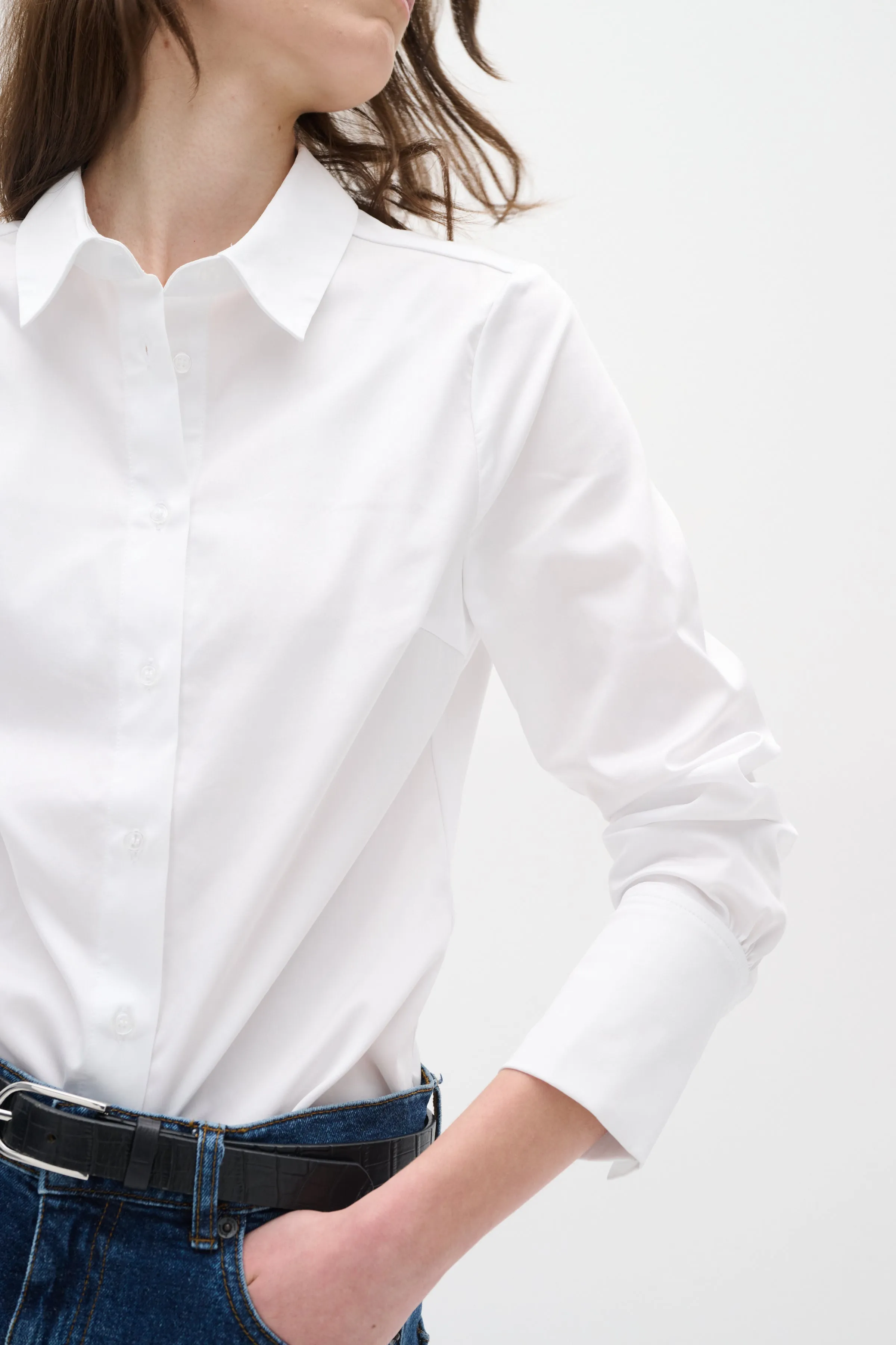 Inwear Cally Plain White Shirt