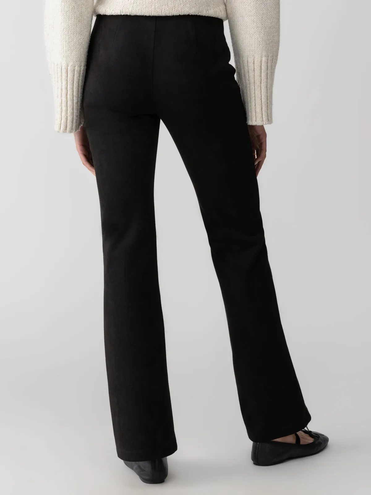 Lana Flare Semi High Rise Pant Black