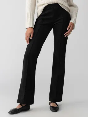 Lana Flare Semi High Rise Pant Black