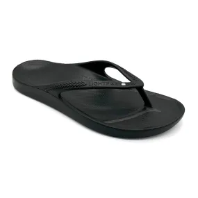 Lightfeet Revive Arch Support Diamante Thong Black