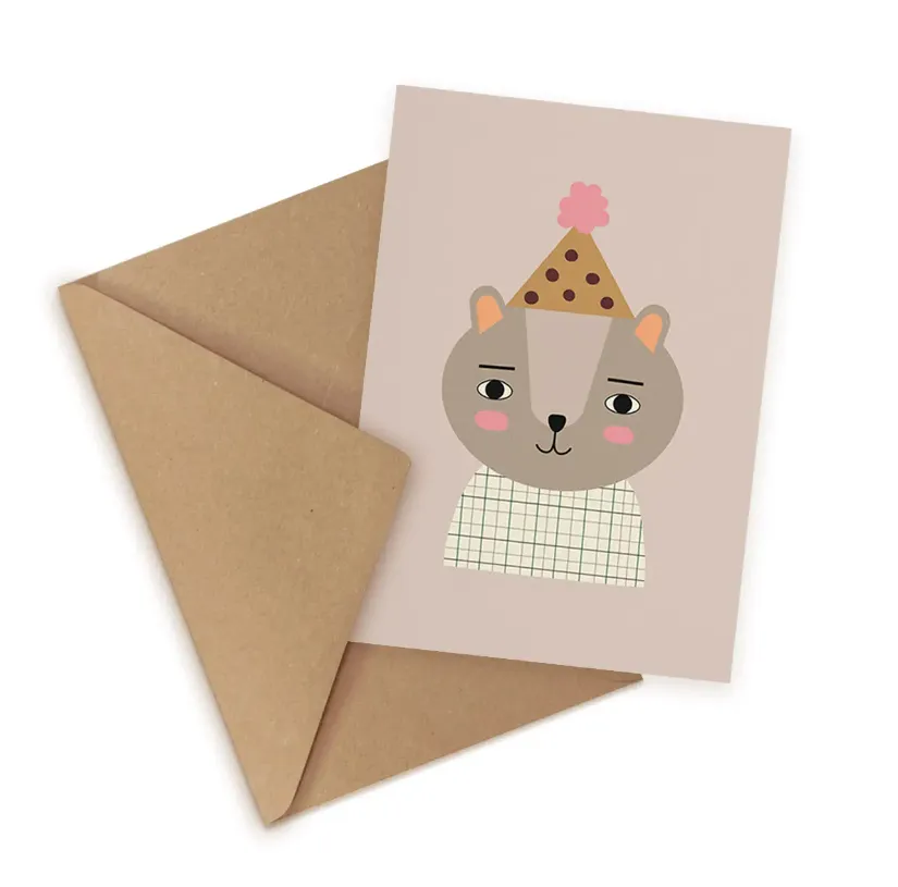 Little Otja New Baby Greeting Card - Baby Lorem