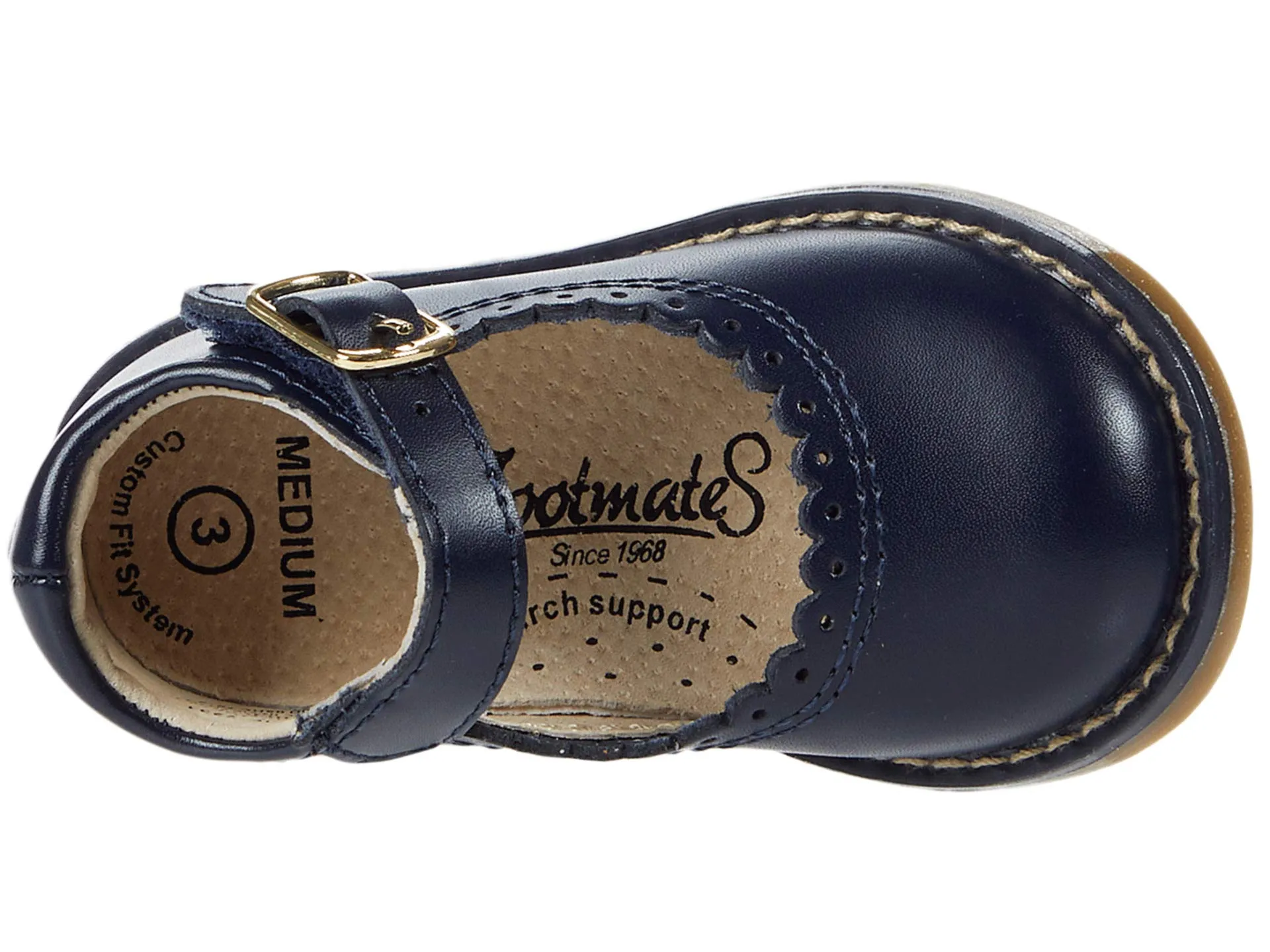 Low heels FootMates Allie (Infant/Toddler/Little Kid), dark blue