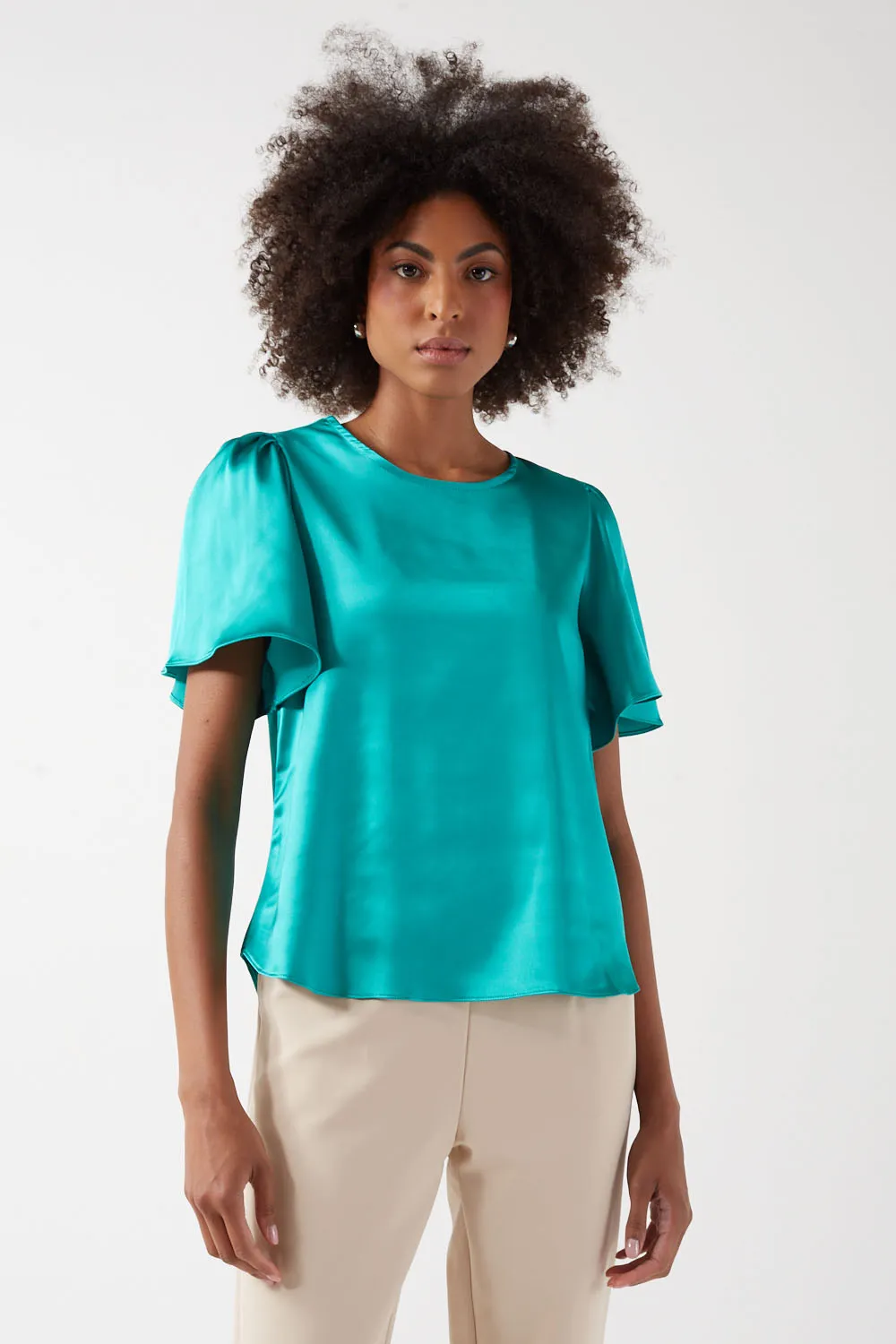 Marc Angelo Satin Blouse