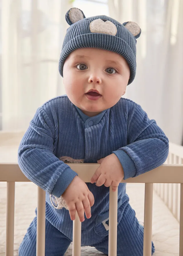 Mayoral Baby Boys Blue Babygrow