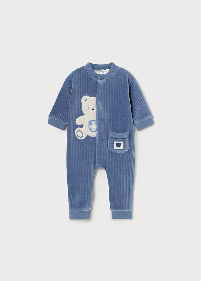 Mayoral Baby Boys Blue Babygrow