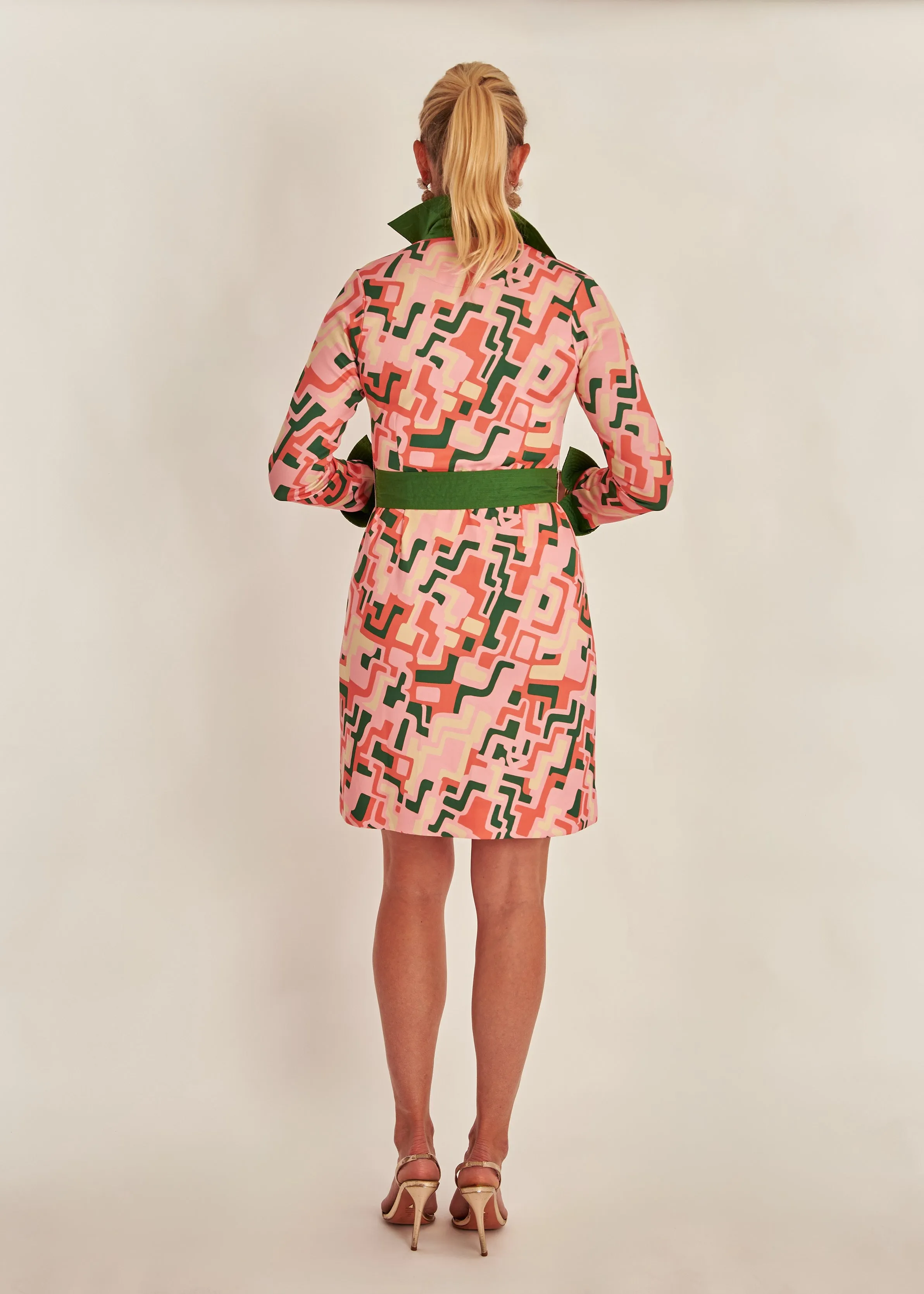 Midori Shirtdress - Barcelona Salmon