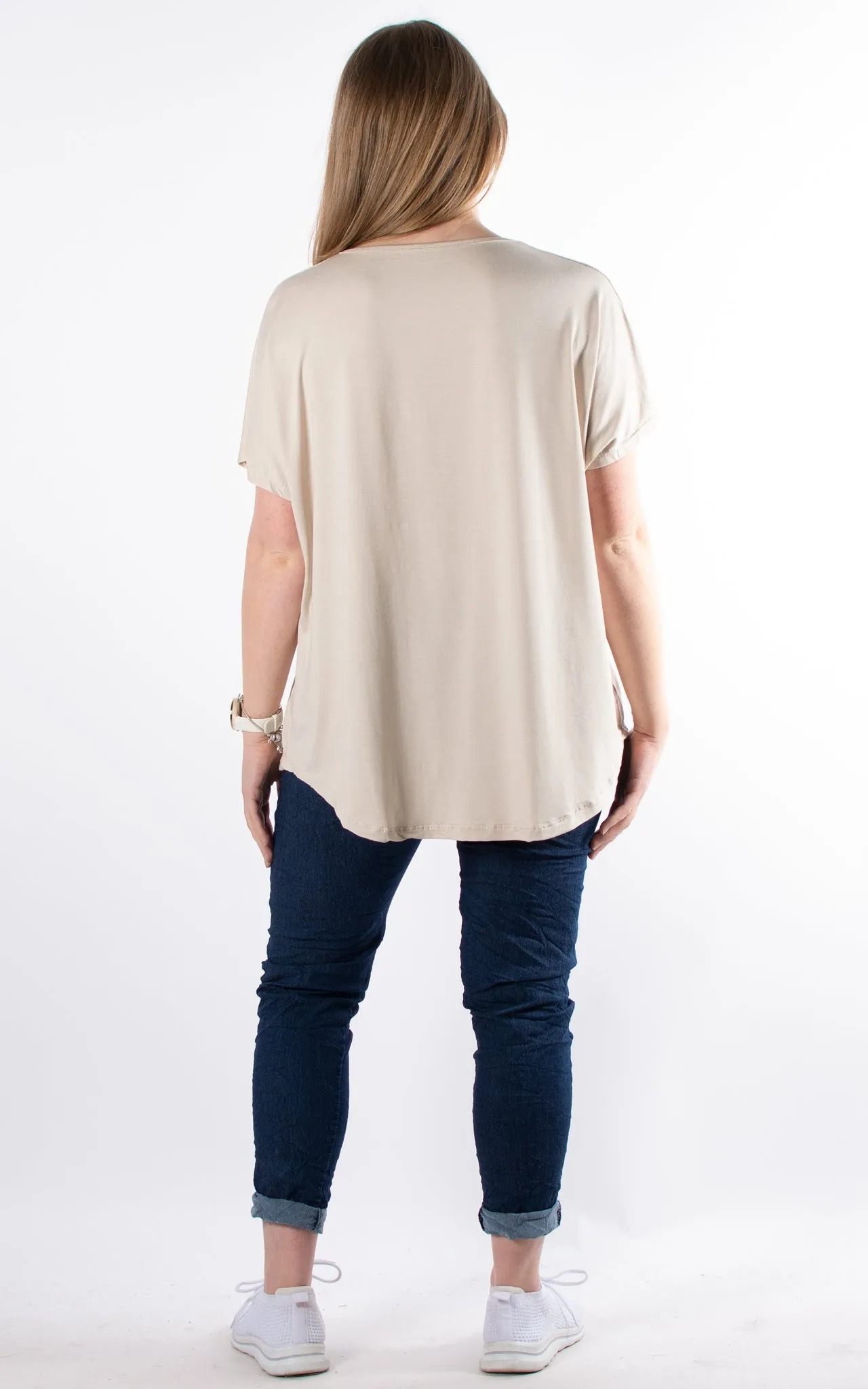 Millie T-Shirt | Beige