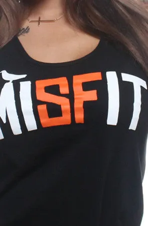 Misfit (Women's Black Tank Top)