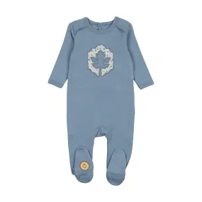 Mon Tresor Baby Chic Emblem Boys Footie Denim