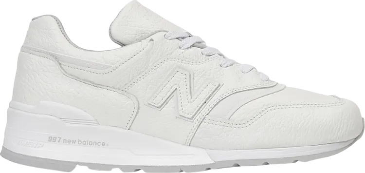 New Balance 997 Leather 'Bison Capsule - White' sneakers, white