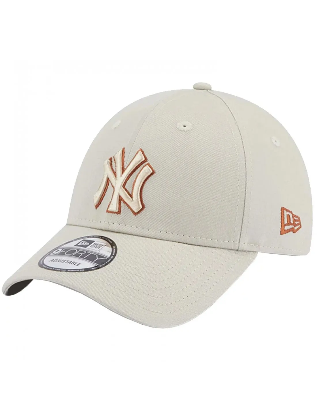 NEW ERA New York Yankees Team Outline Stone 9FORTY Adjustable Cap