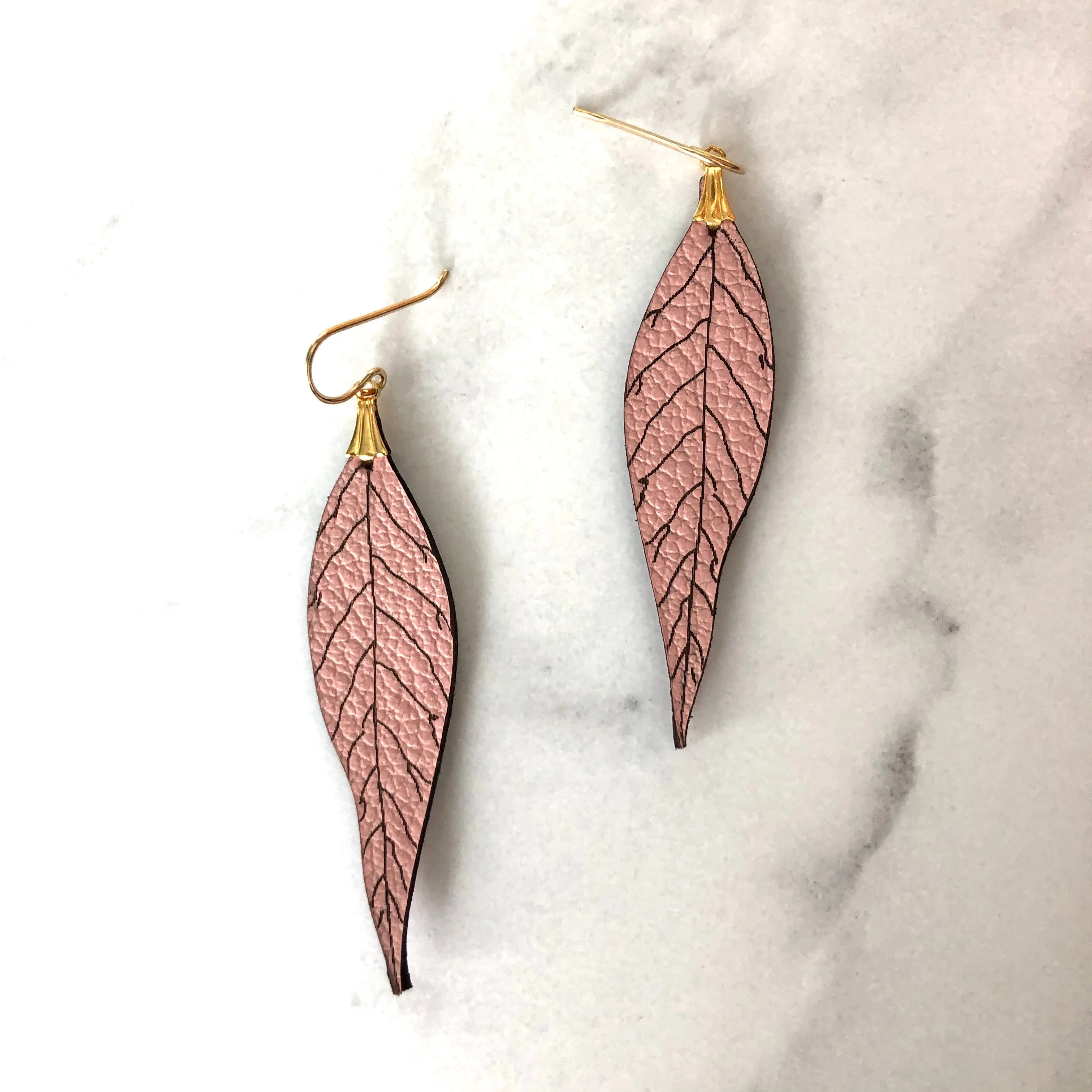 NEW Version Wild Leaf Earrings- Your choice of colour