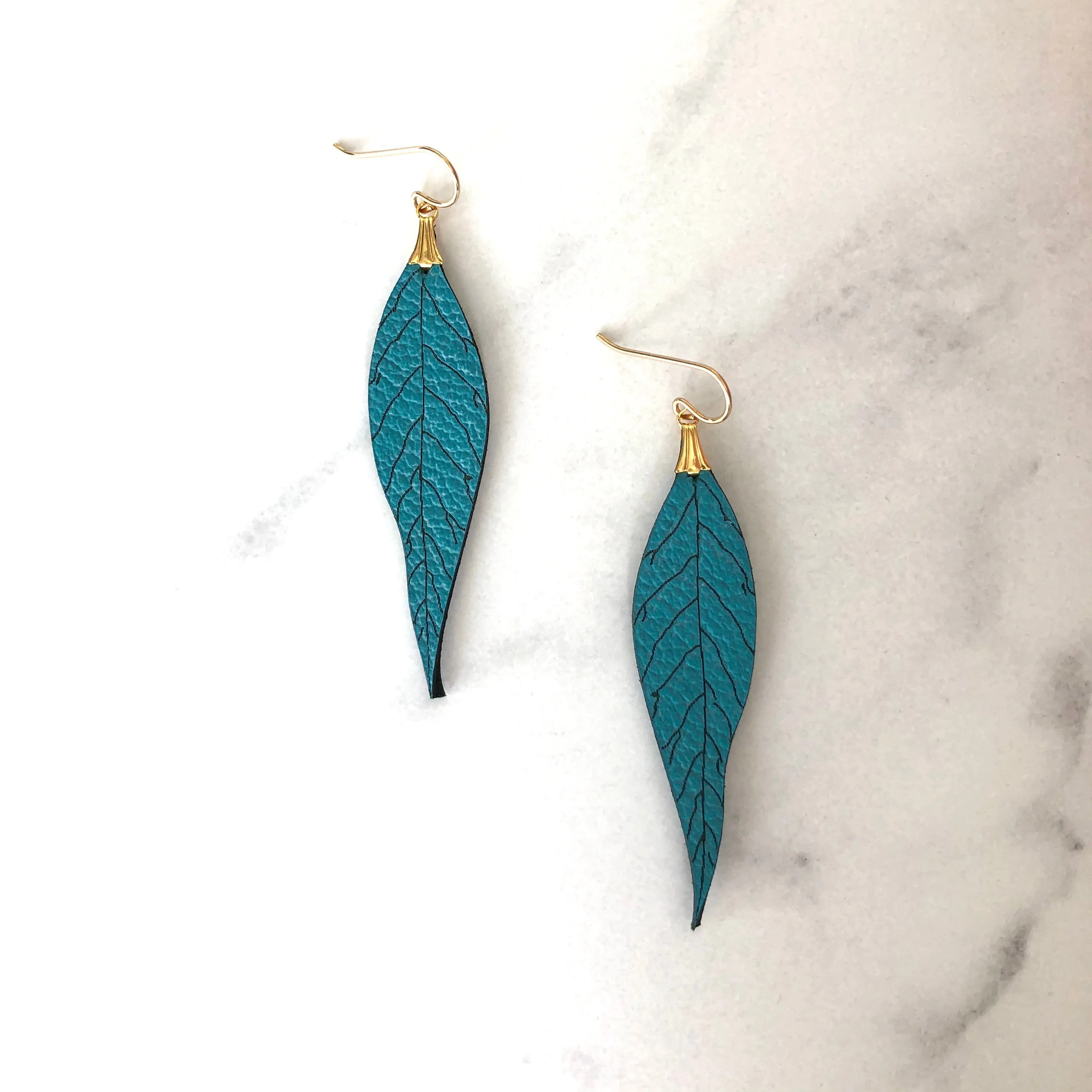 NEW Version Wild Leaf Earrings- Your choice of colour