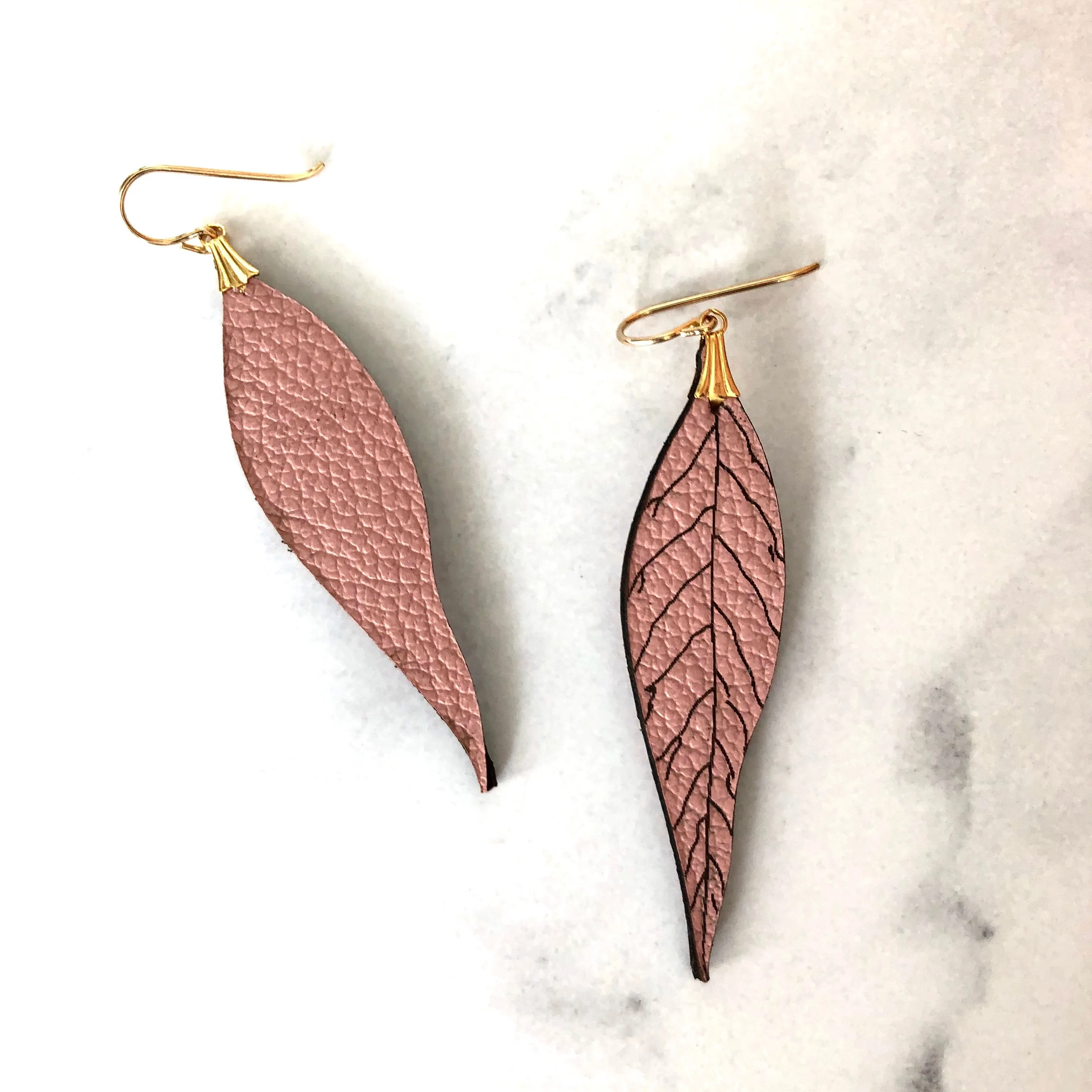 NEW Version Wild Leaf Earrings- Your choice of colour