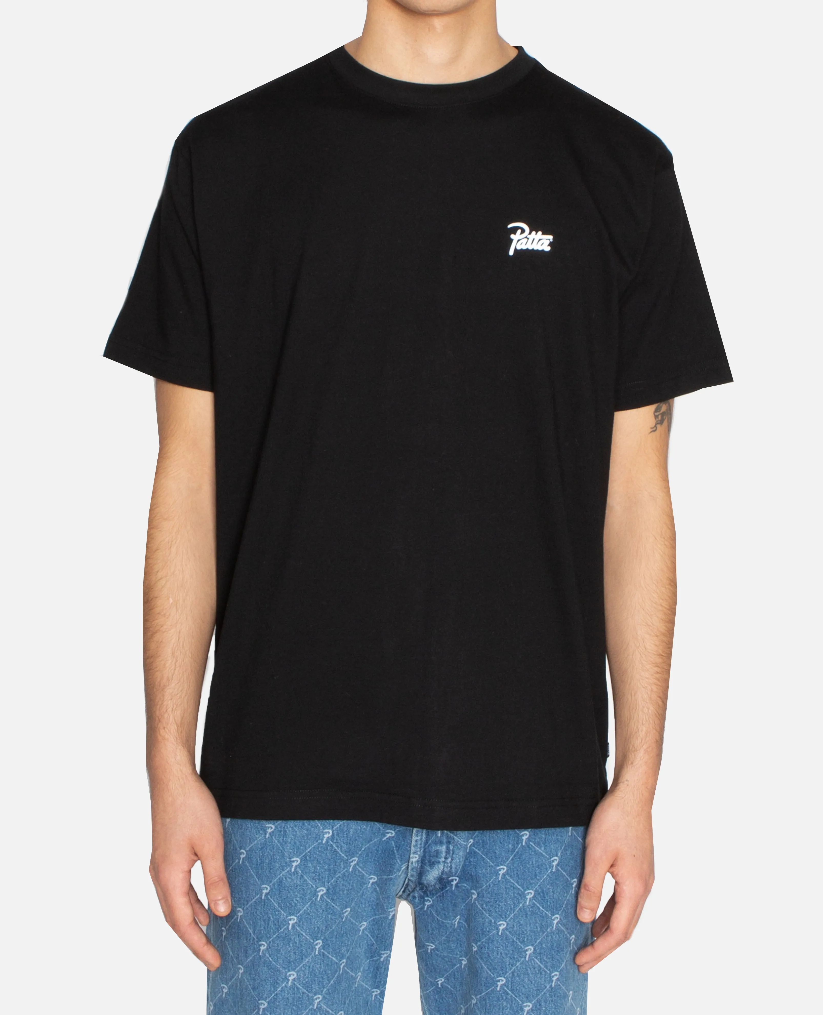 Patta Gold Logo T-Shirt (Black)