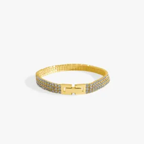 Pave Gems Bracelet in Gold