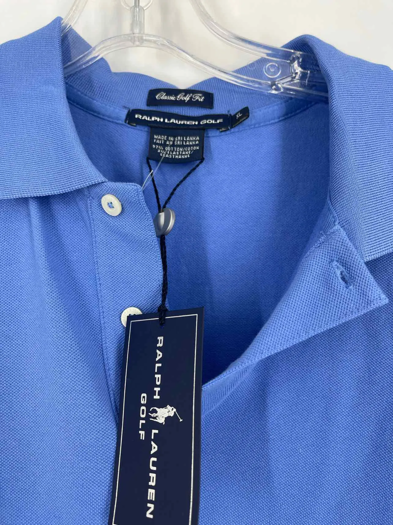 Ralph Lauren Size XL Lt Blue NEW Tops Polo