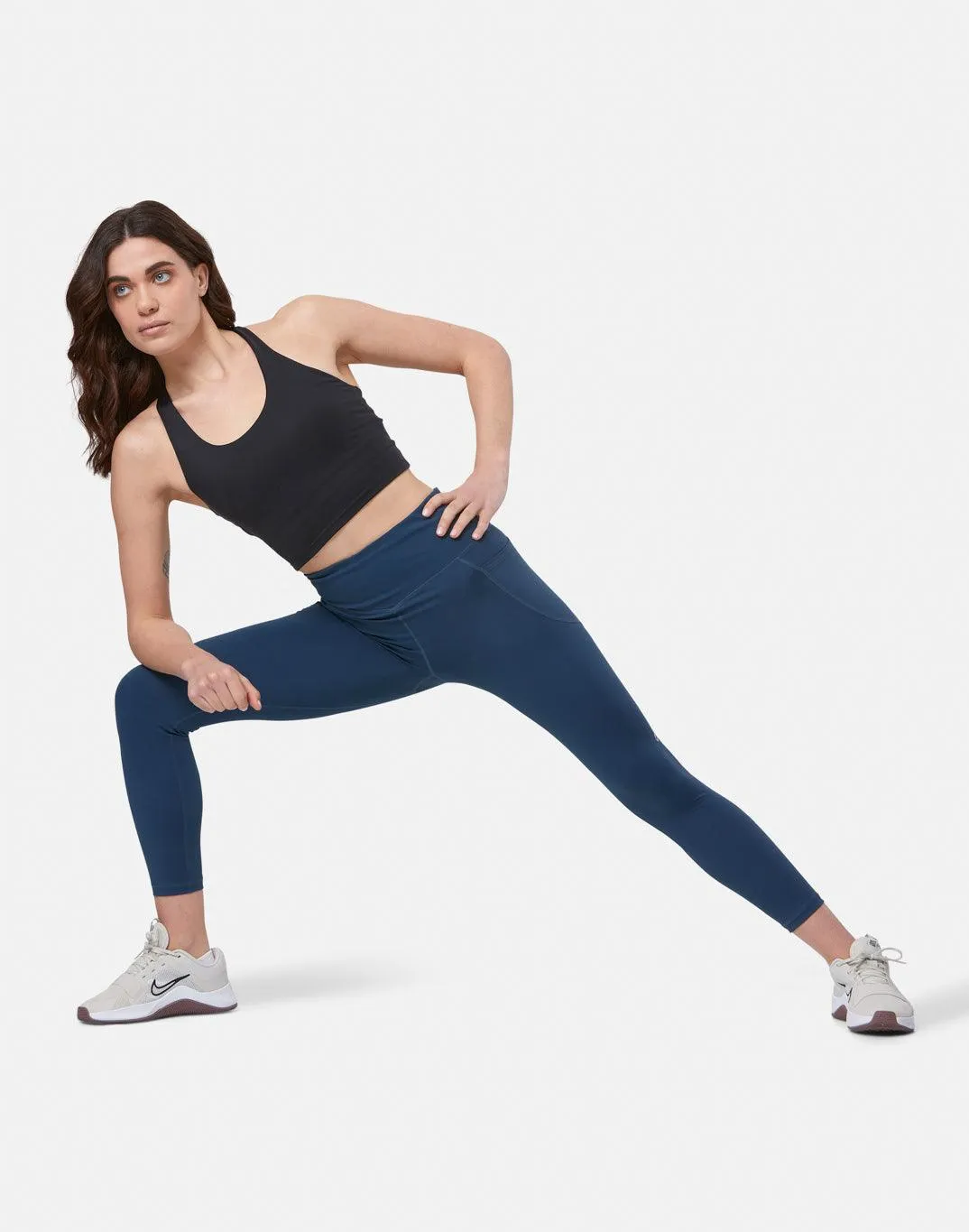 Relentless Legging 7/8 in Petrol Blue