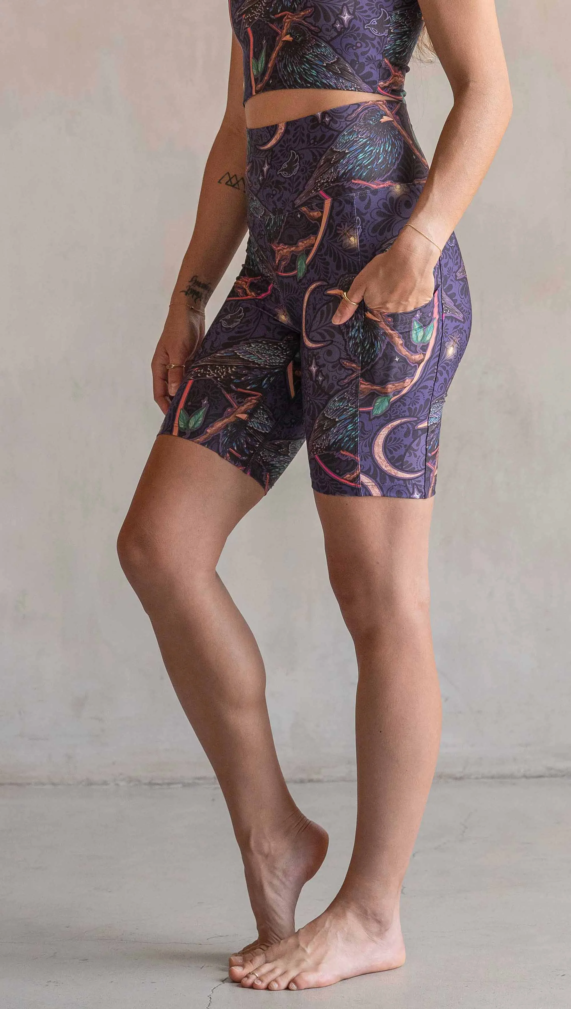 Starlings - EnviSoft Bicycle Shorts