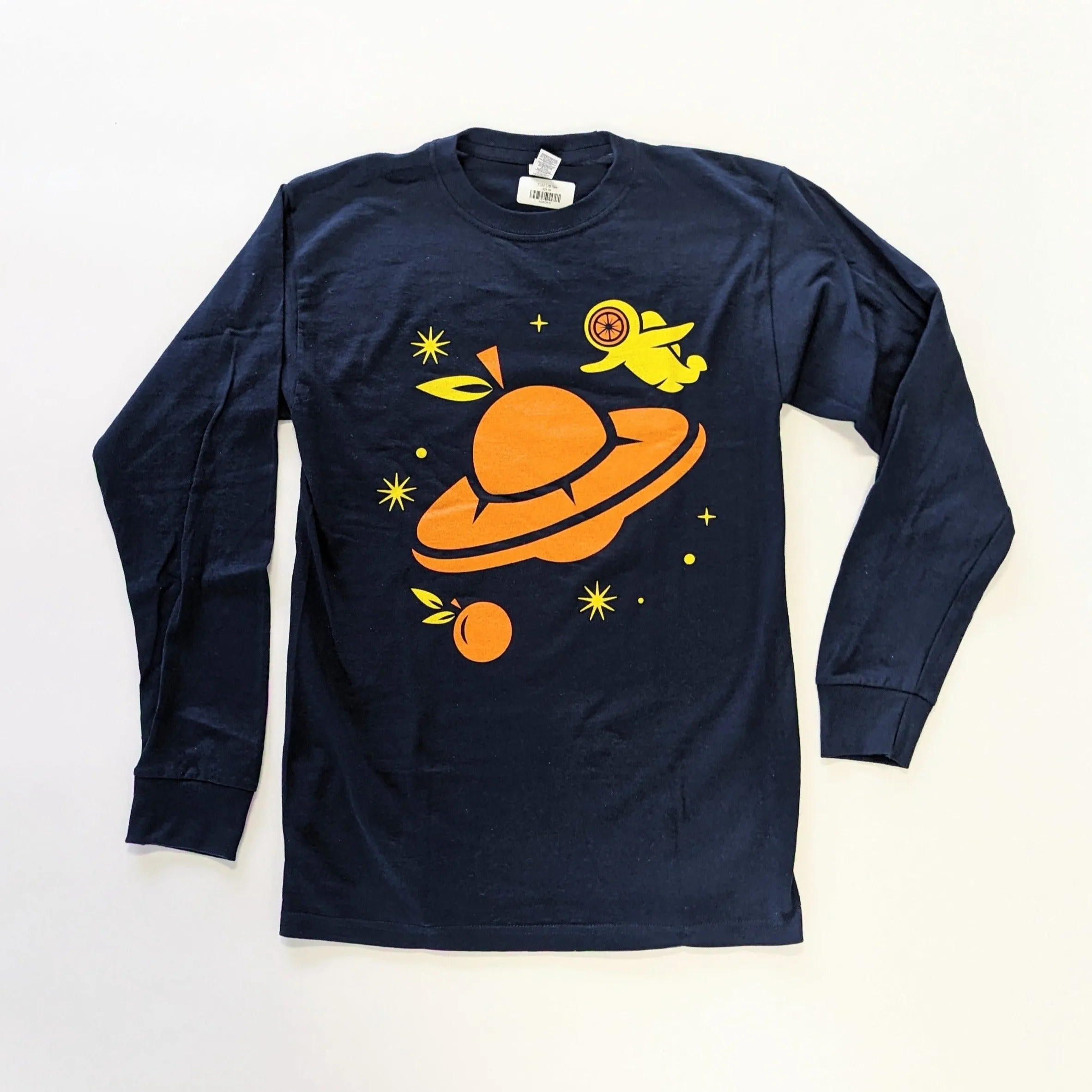 Tangerine Space Machine Long Sleeve Tee