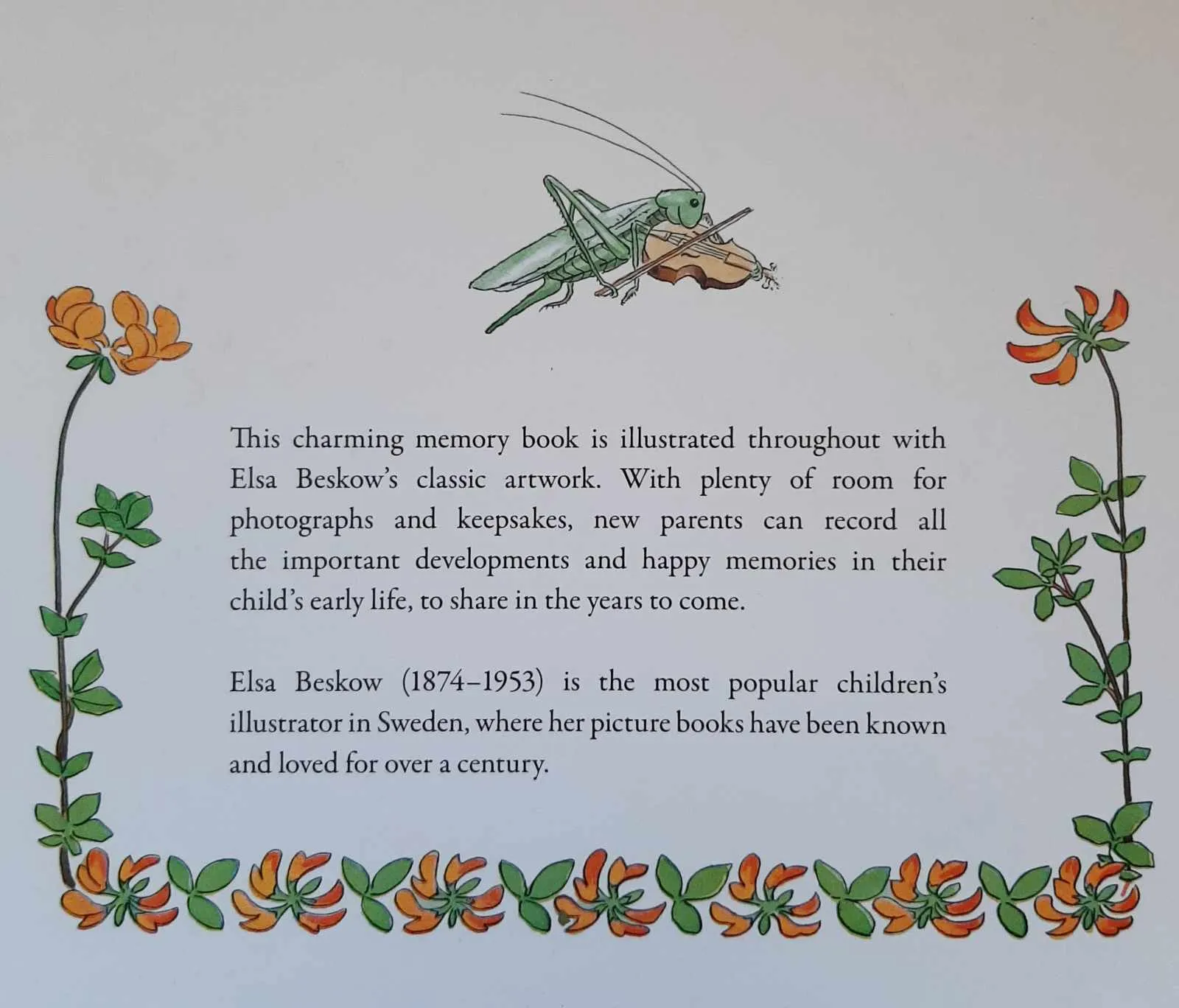 The Elsa Beskow Baby Book