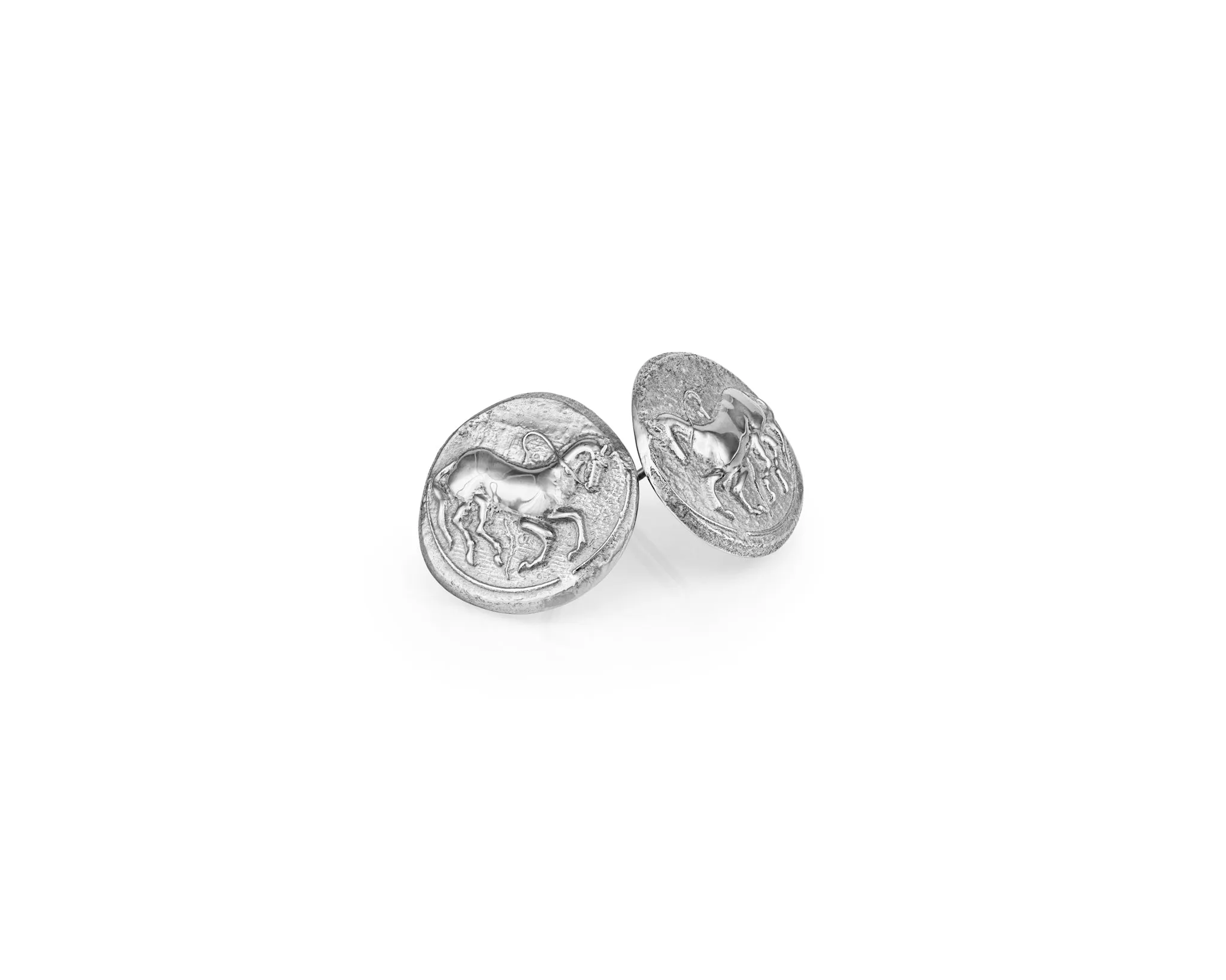 Trojan Coin Earrings