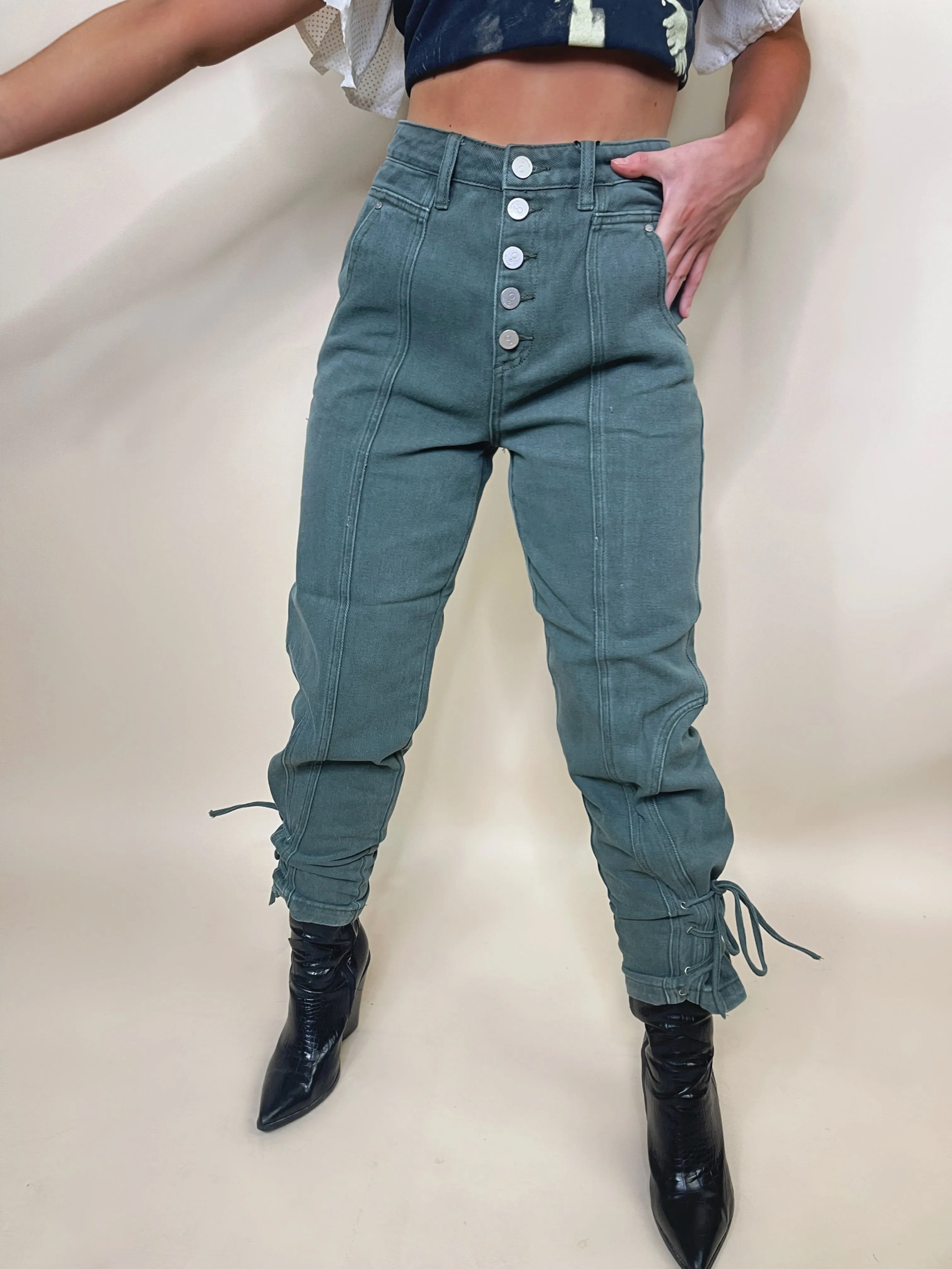 Unstoppable Lace Up Pant