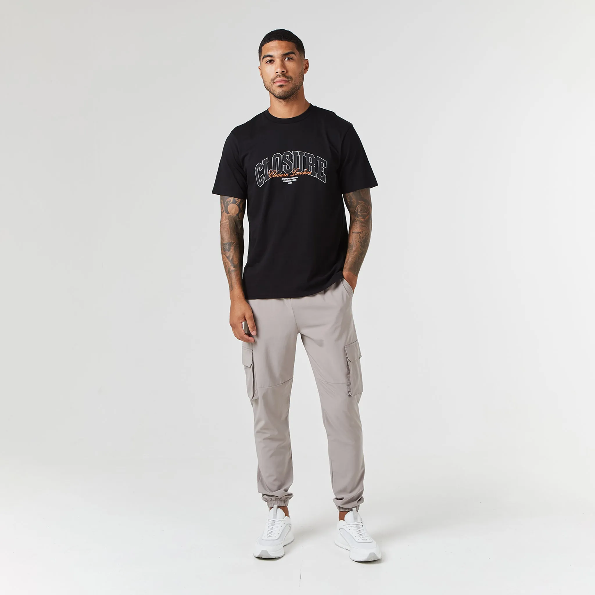 Varsity Script T-Shirt | Black