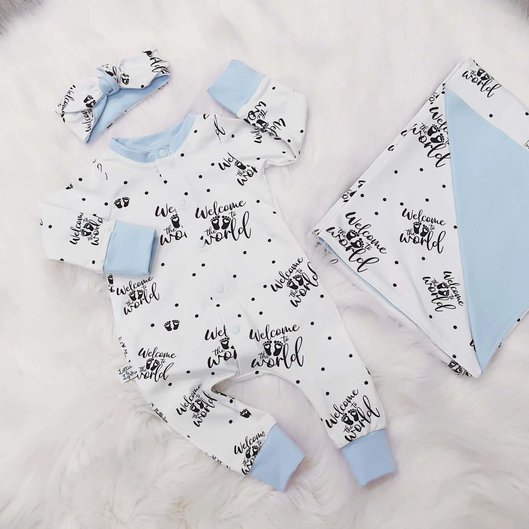 Welcome to the World - Newborn Coming Home Outfit